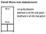 Verrijdbare bartafel Move afmetingen voor inhuizen Tangara Groothandel voor de Kinderopvang Kinderdagverblijfinrichting